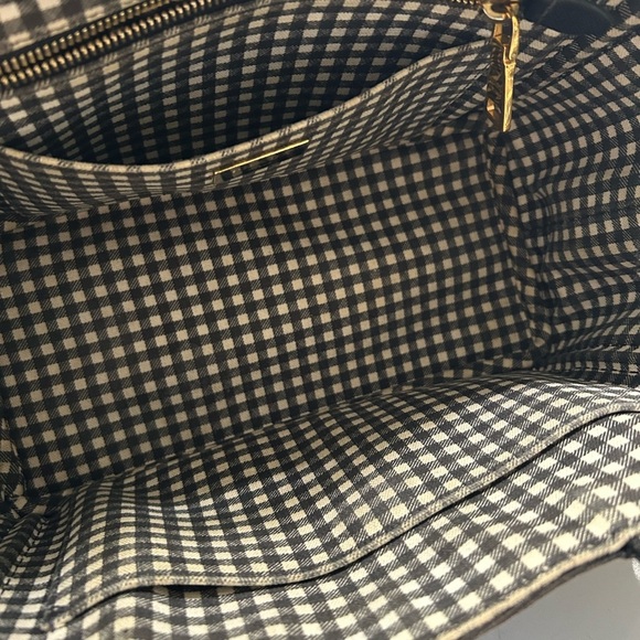 Prada Canapa Black Canvas Tote Bag - Picture 3 of 13